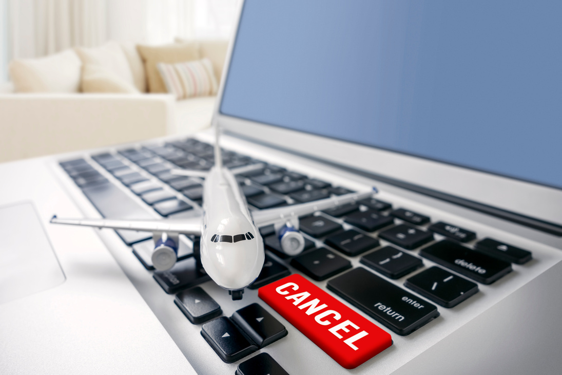 Cancel key fro aiplane ticket
